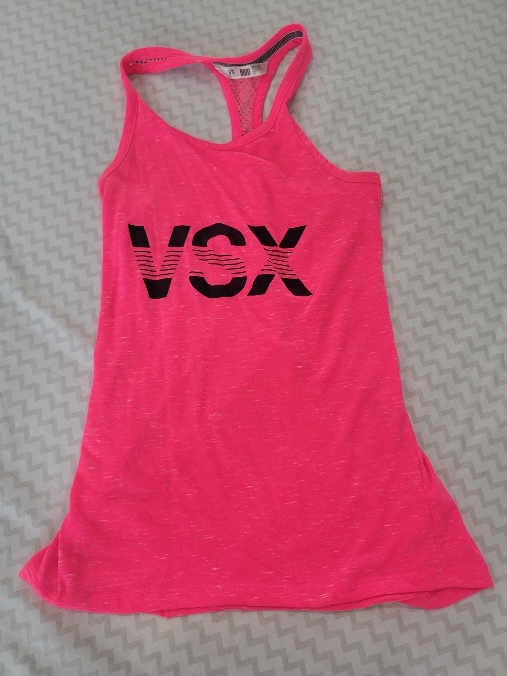 VSX Neon Pink Racerback Tank Top by Victoria's Secret